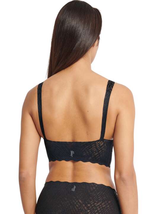 0219598 Bralette ZERO FEEL BLISS Sloggi Noir face