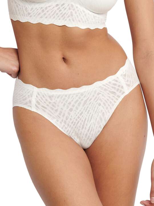 0219695 Low-cut briefs ZERO FEEL BLISS Sloggi White face