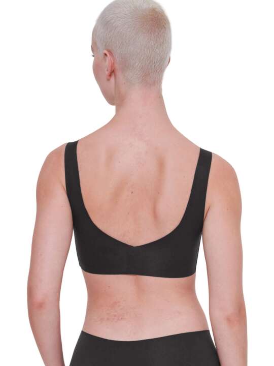 0217728 Bralette ZERO FEEL Sloggi Noir face