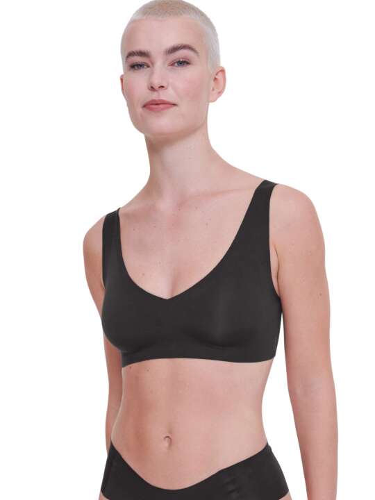 0217728 Bralette ZERO FEEL Sloggi Black face