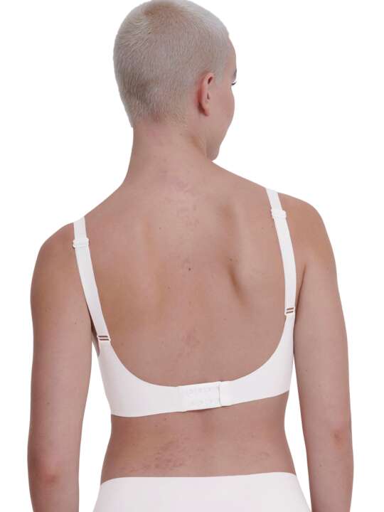 0217729 Underwired push-up bra ZERO FEEL Sloggi White face