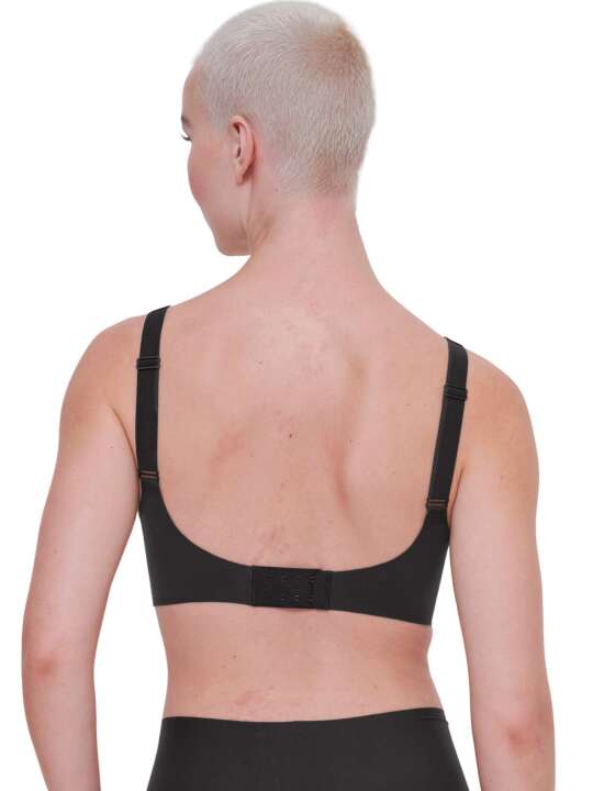 0217729 Soutien-gorge préformé sans armatures ZERO FEEL Sloggi Noir face