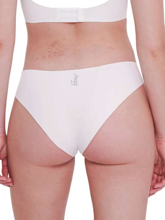 0217838 Slip échancré ZERO FEEL Sloggi Blanc face