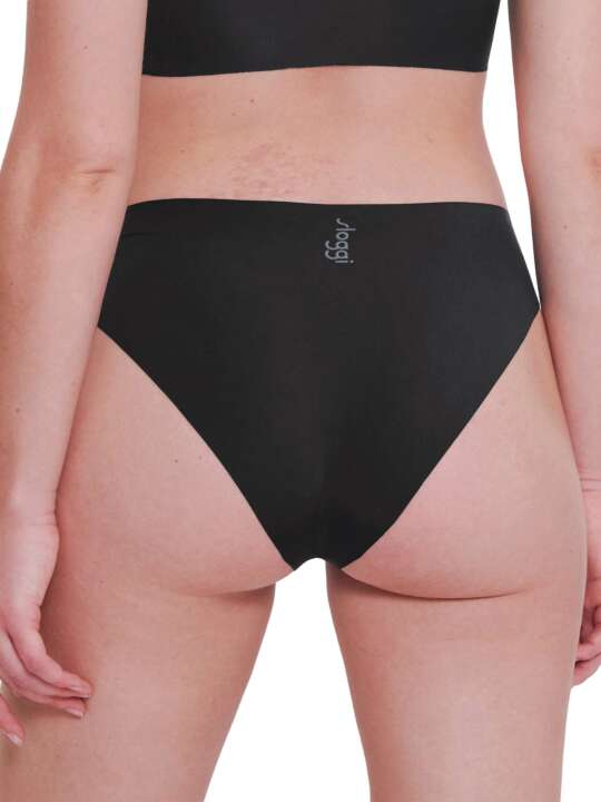 0217838 Low-cut briefs ZERO FEEL Sloggi Black face