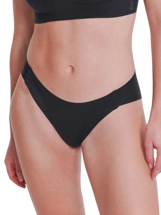 0217838 Low-cut briefs ZERO FEEL Sloggi Black face