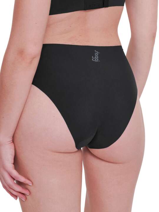 0217759 High waist briefs ZERO FEEL Sloggi Black face