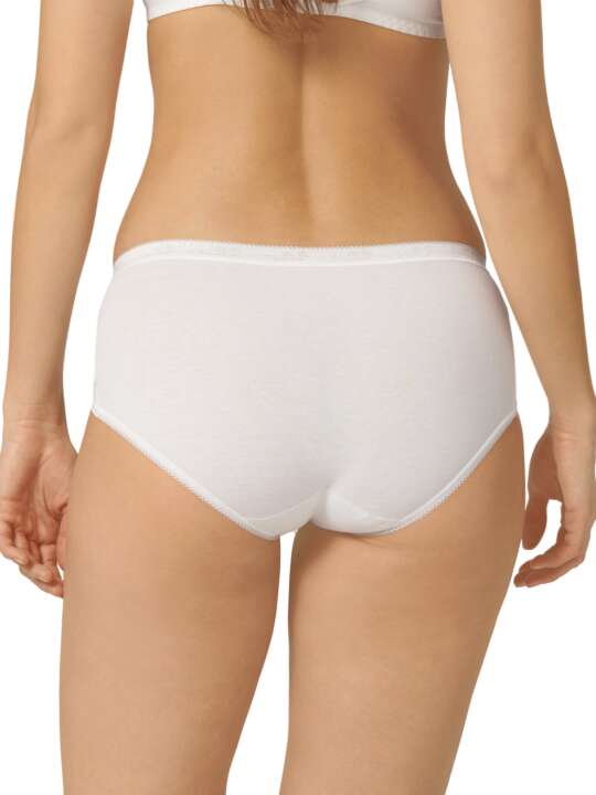 0068837 Pack x4 briefs BASIC PLUS Sloggi White face