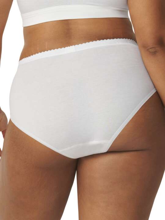 0071633 Pack x4 briefs CHIC Sloggi White face