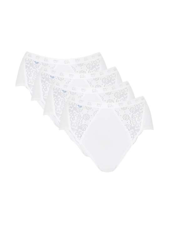 0071633 Pack x4 briefs CHIC Sloggi White face