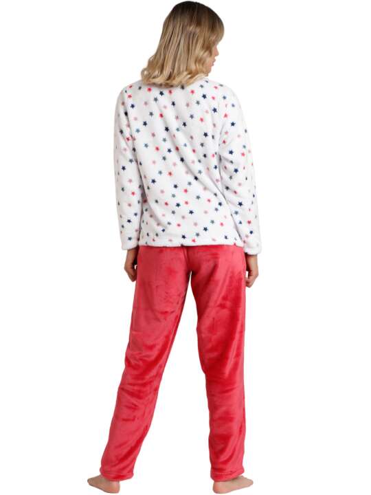 62618AD Pyjama pantalon haut manches longues Star Admas Multicolore face