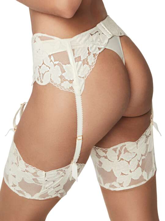 Selmark - Suspender belt FEDERICA MARIAGE Ivory