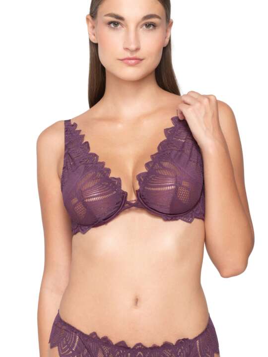 16702LU Soutien-gorge triangle armaturé SYLVIE Luna Splendida Violet face