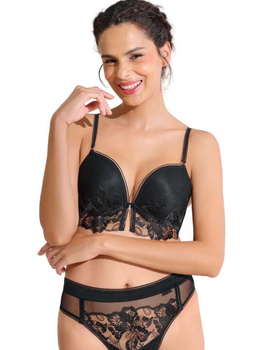 10378LI Push-up bra EMINENCE Lisca Black face