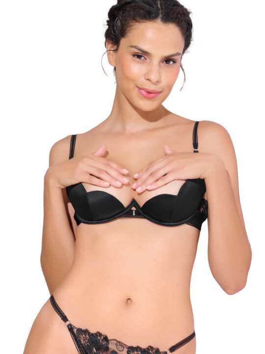 10380LI Bare-breasted bra EMINENCE Lisca Black face