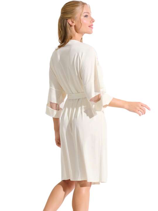 23446LI Dressing gown EMINENCE MARRIAGE Lisca Ivory face