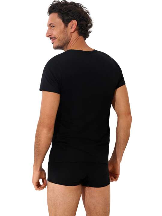 31013LI T-shirt manches courtes Odysseus Lisca Men Noir face