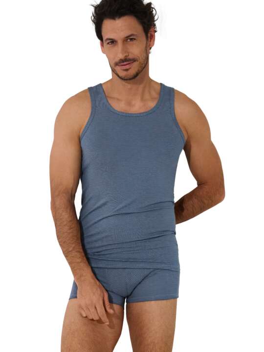 31006L2 Zeus Lisca Men Tank Top Blue face