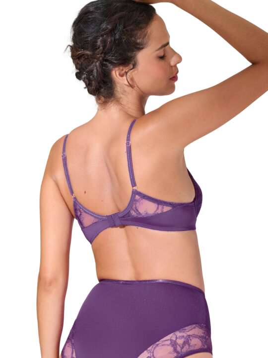 20393LI Soutien-gorge préformé PATRICIA Lisca Violet face