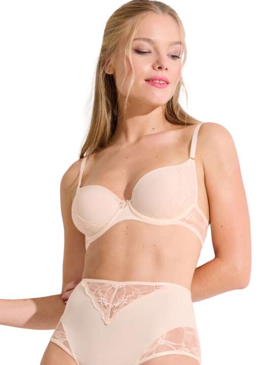 20395LI Soutien-gorge préformé spacer PATRICIA Lisca Beige face