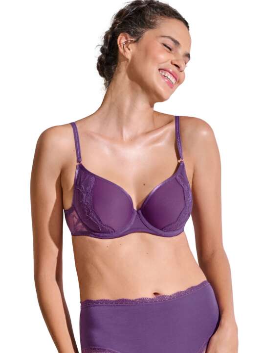 20395LI Soutien-gorge préformé spacer PATRICIA Lisca Violet face