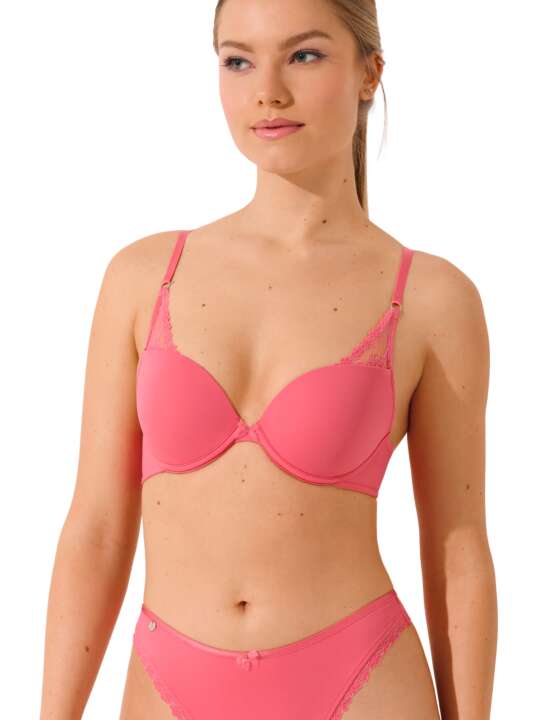 60531LI Push-up bra Sunset Lisca Cheek Pink face