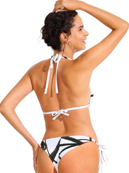 40830LI Haut maillot de bain triangle préformé sans armatures HONOLULU Lisca Blanc face