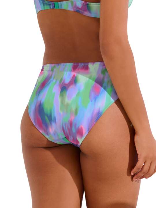 41695LI Swimming costume bottoms with adjustable sides JERSEY Lisca Cheek Purple face