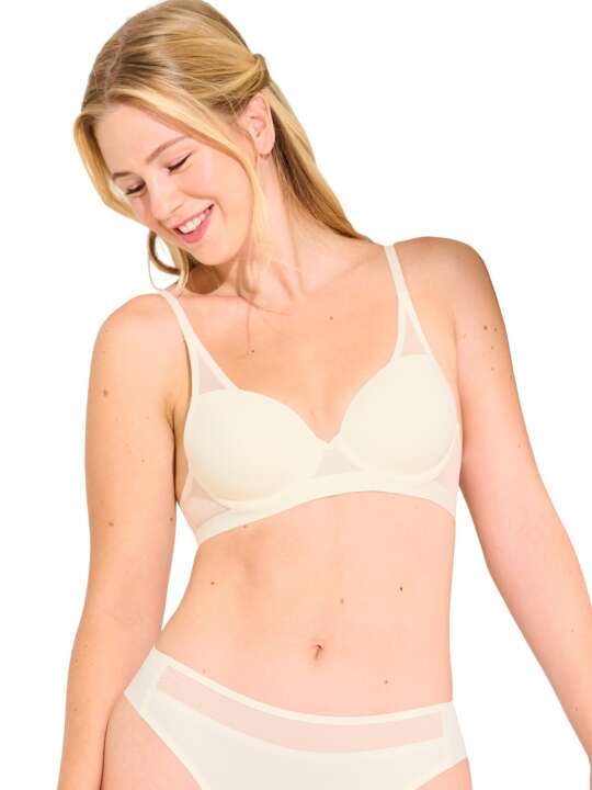 20397LI Soutien-gorge préformé PARIS Lisca Ivoire face