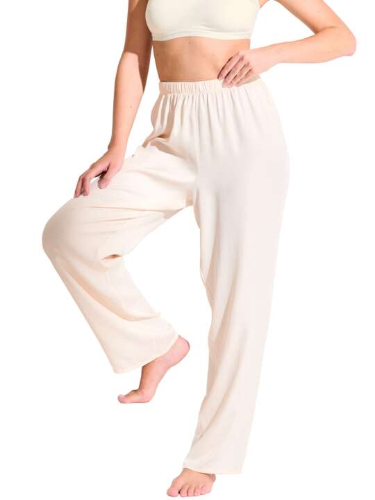 84391LI Bas pyjama pantalon PARIS Lisca Ivoire face