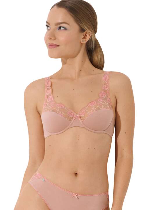 60534LI Soutien-gorge armaturé RAINBOW Lisca Cheek Rose face