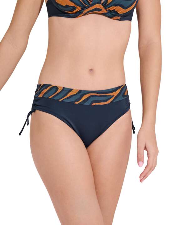 41736LI Swimming costume bottoms with adjustable sides TANZANIA Lisca Blue face