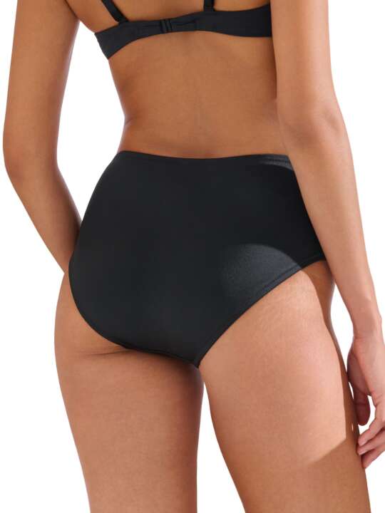 41737LI High-waisted swimwear briefs TANZANIA Lisca Black face