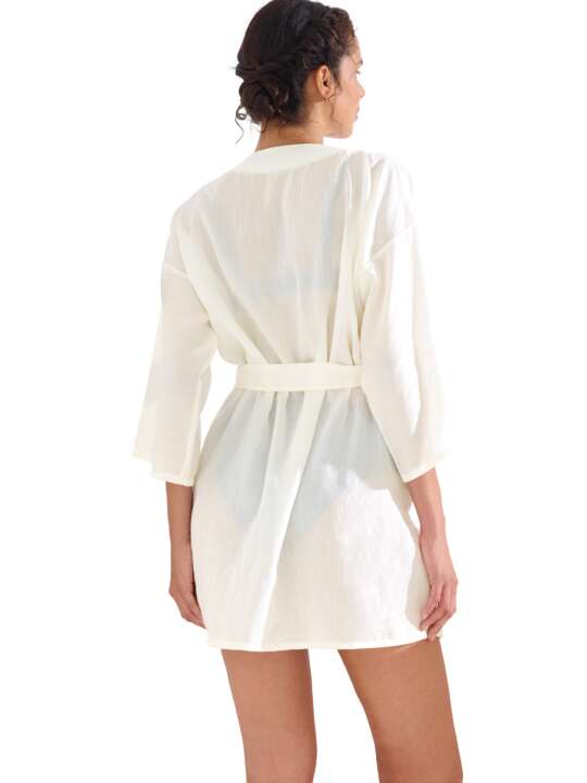 49602LI Beach caftan TANZANIA Lisca Ivory face