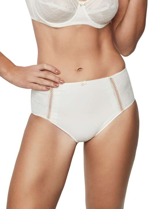 31203SE High waist briefs AGATHA MARRIAGE Selmark Ivory face