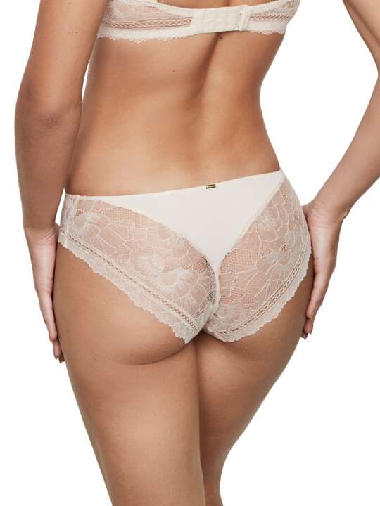 31207SE Lace bikini briefs AGATHA Selmark Beige face