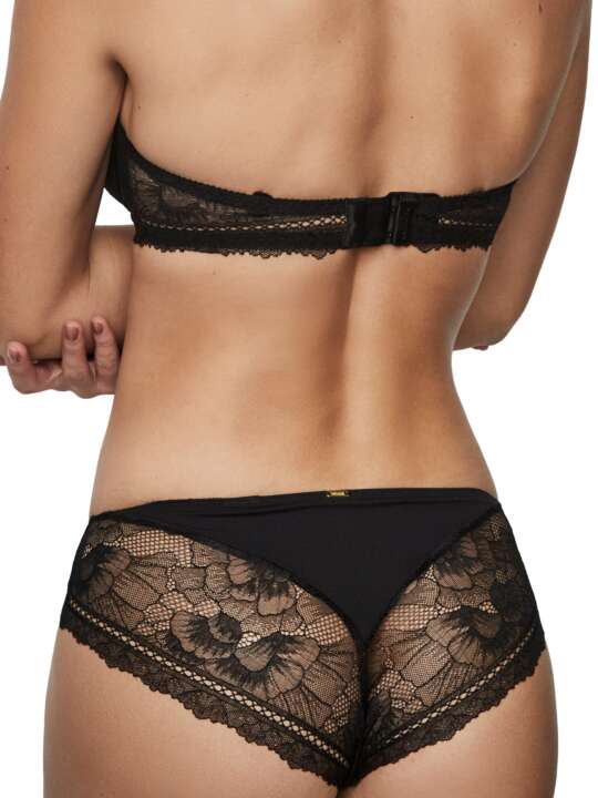 31207SE Lace bikini briefs AGATHA Selmark Black face