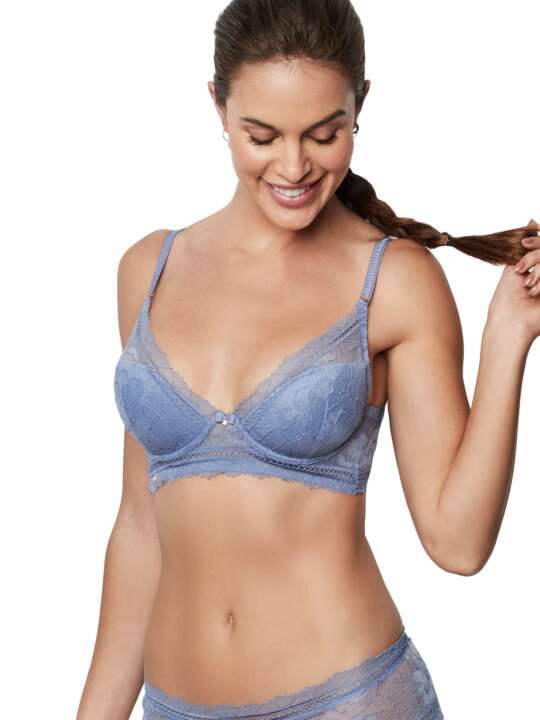 31215SE Deep-cut preformed bra AGATHA Selmark Blue face