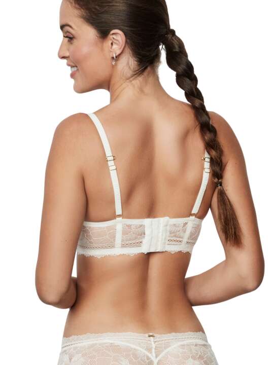 31215SE Deep-cut preformed bra AGATHA MARIAGE Selmark Ivory face