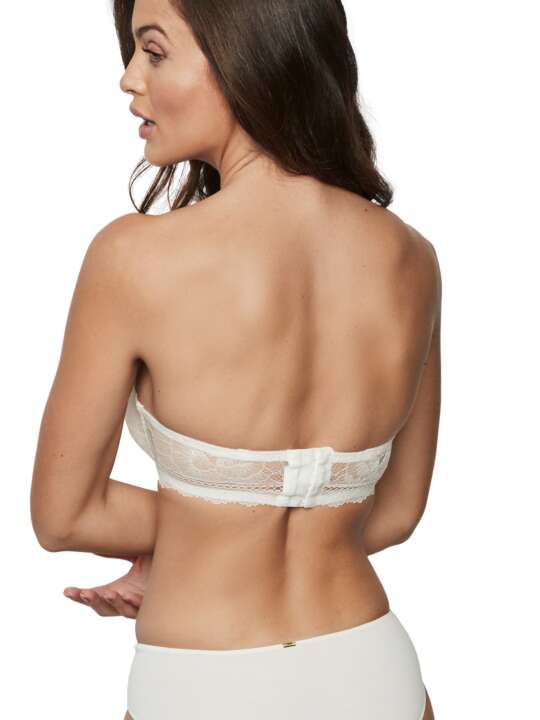 31236SE Strapless bandeau bra AGATHA MARIAGE Selmark Ivory face