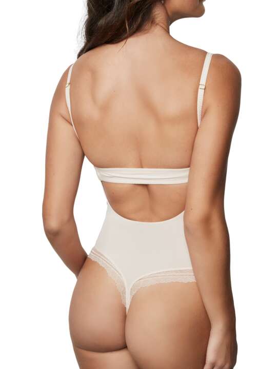 31252SE Preformed thong body AGATHA Selmark Beige face