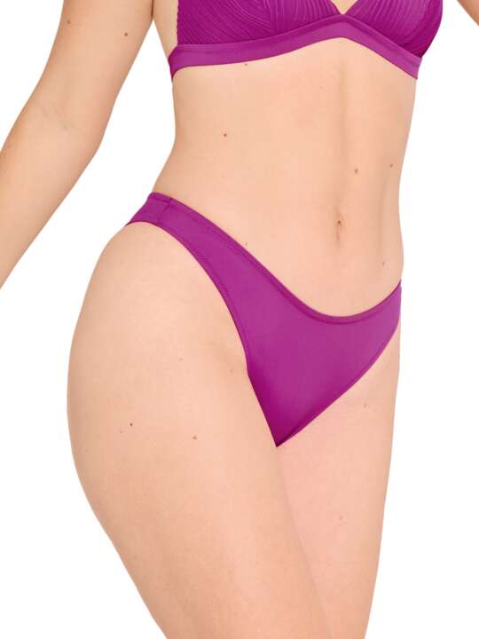 41734LI Low cut swimwear briefs SORRENTO Lisca Fuchsia face