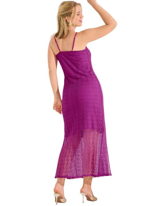 49605LI Summer maxi dress SORRENTO Lisca Fuchsia face