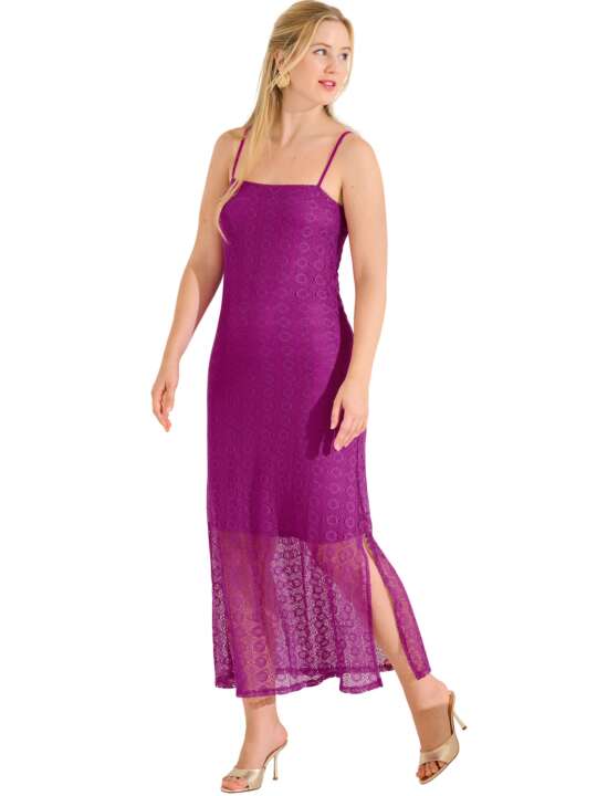 49605LI Summer maxi dress SORRENTO Lisca Fuchsia face