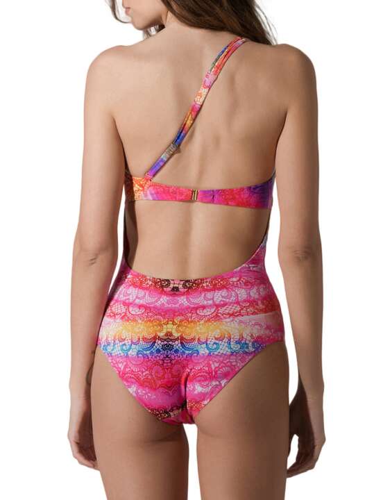 91774LU 1-piece swimsuit Rainbow Luna Multicolor face