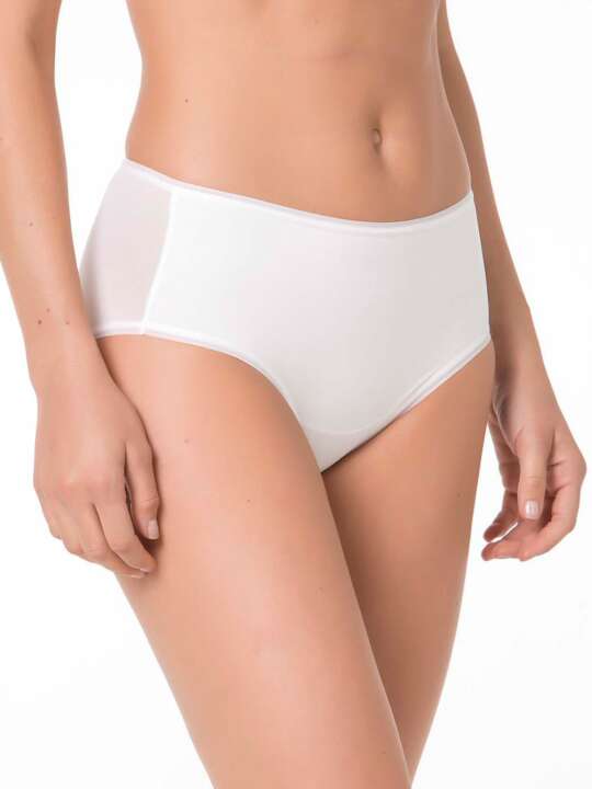 00203SE Selmark invisible high waist briefs Ivory face