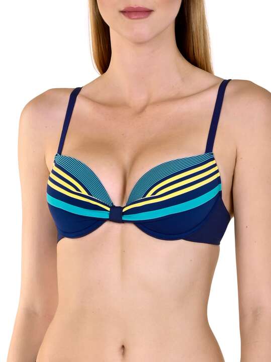 40481LI Push-up swimming costume top Dominica Lisca Blue face